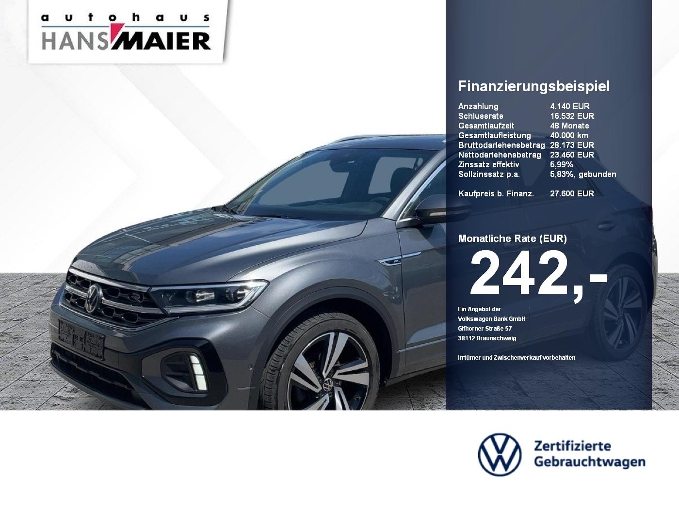 Volkswagen T-Roc R-Line TSI DSG AHK IQ Kam Navi ACC el.Heck