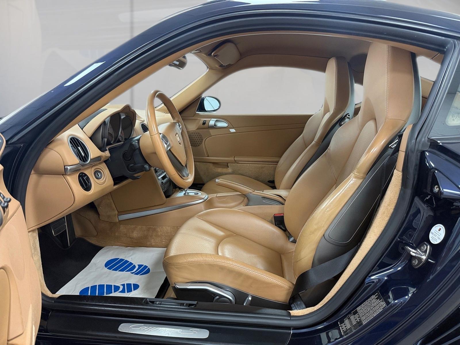 Porsche Cayman S 3.4 Tiptronic S | 295 ch | BVA | Sport Chrono Plus | Cuir beige | GPS | Xénon | Sièges chauffants