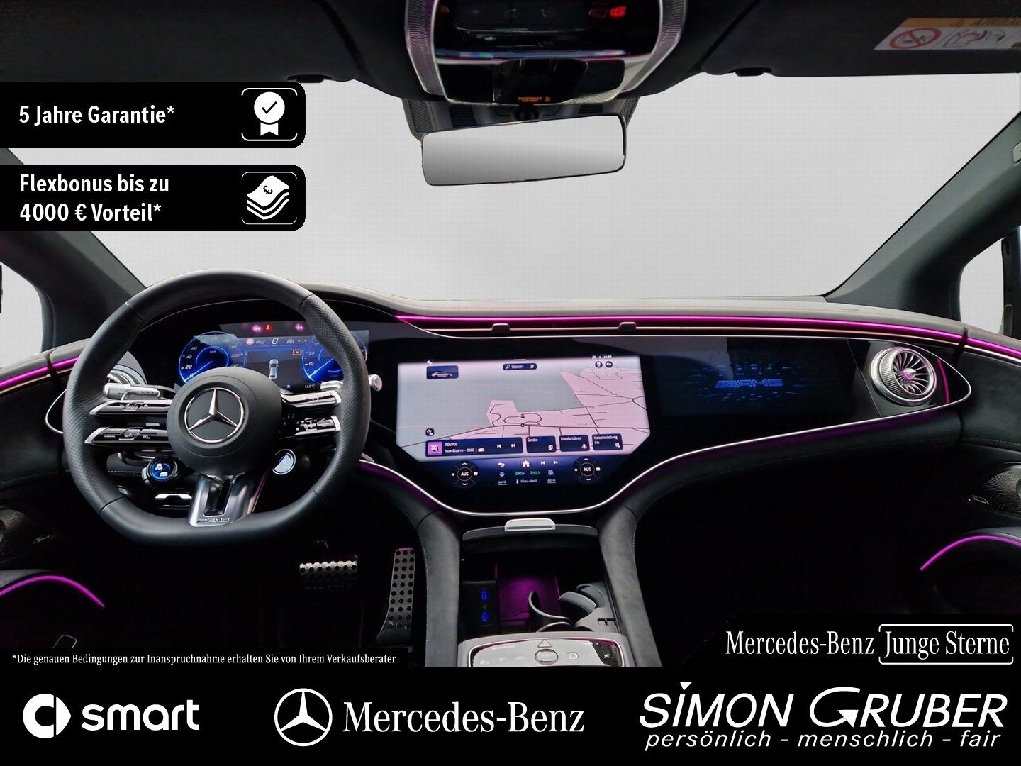 Fahrzeugabbildung Mercedes-Benz EQS 53 4M+ 4*Massage/4*Sitzklima TV Mod25 118kwh