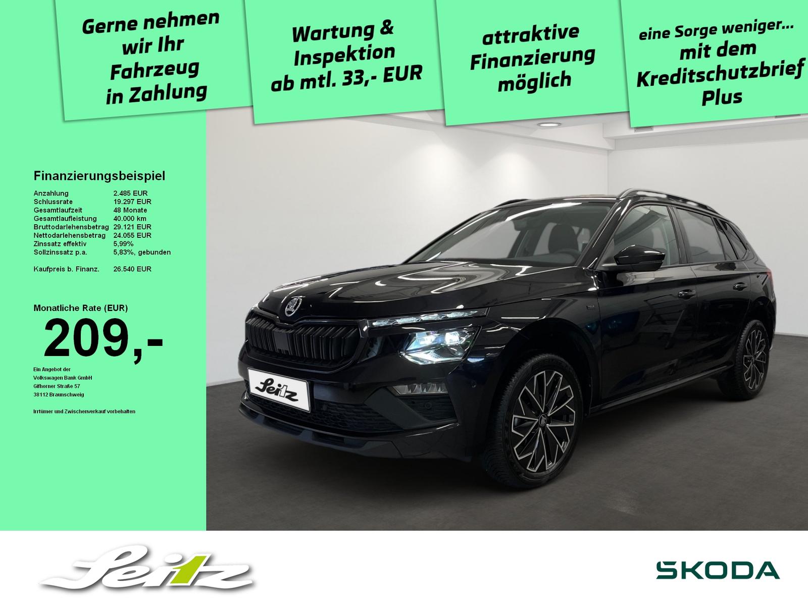 Skoda Kamiq 1.5 TSI Selection *MATRIX*KAMERA*NAVI*