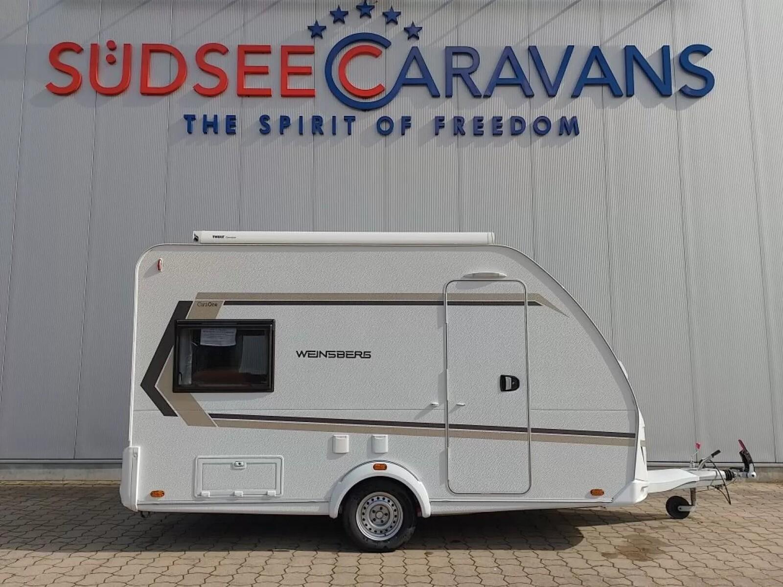 Weinsberg CaraOne 390 PUH Markise, TV-Außensteckdose