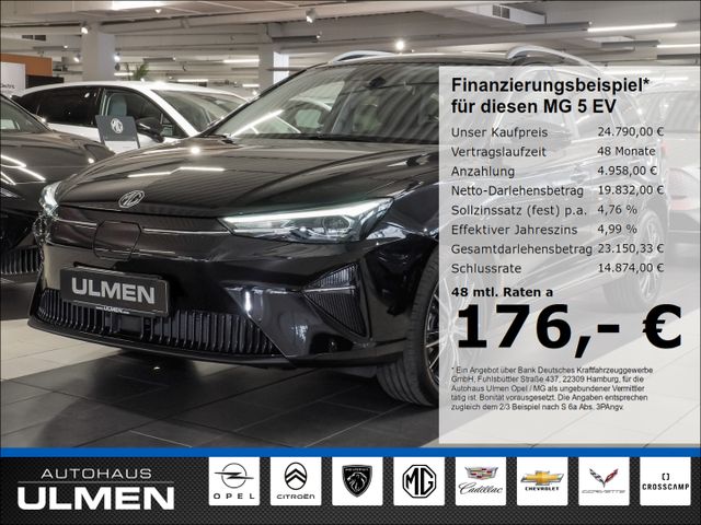 MG 5 EV Luxury Elektromotor 130 kW Navi Leder LED A