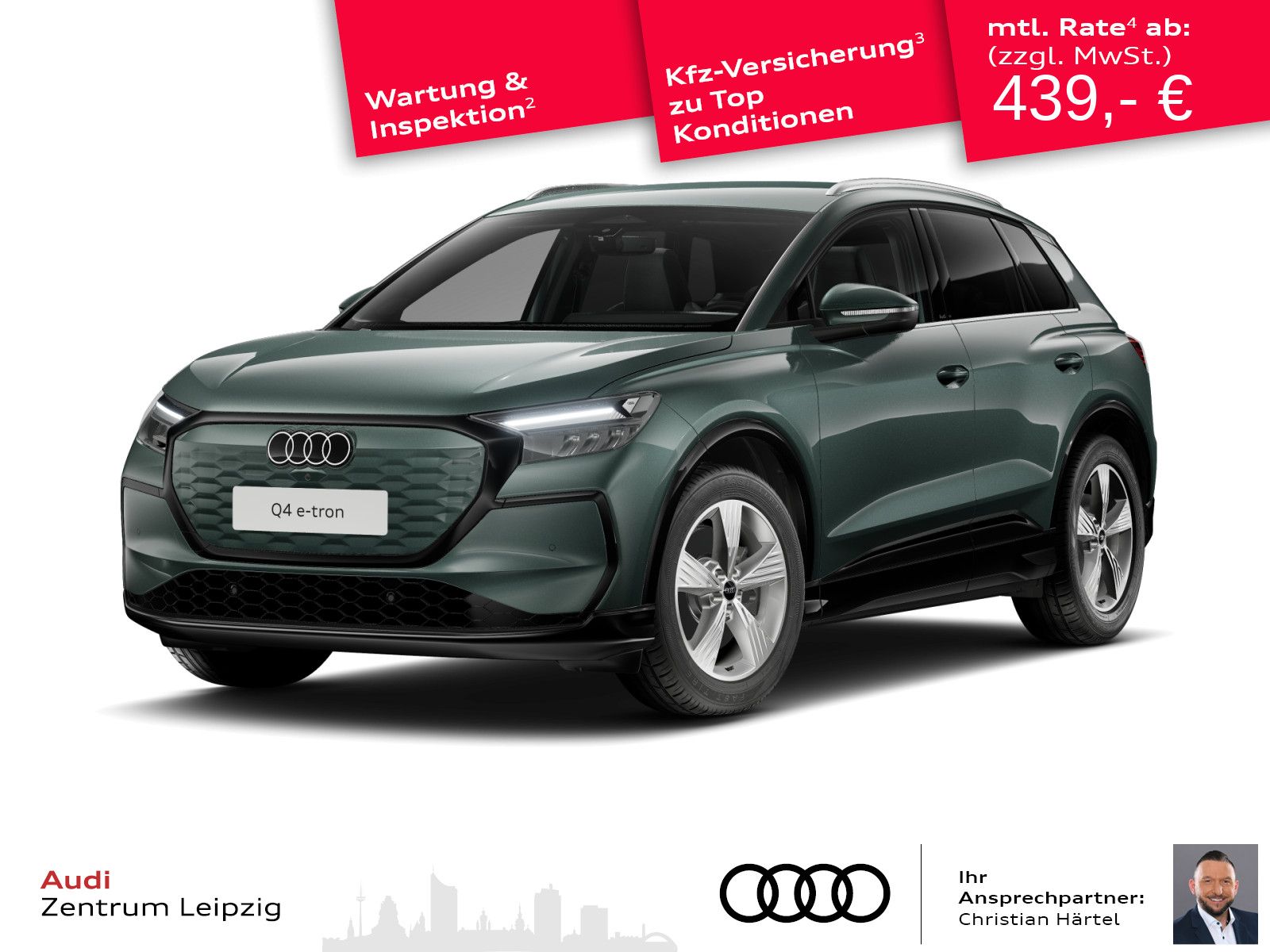Audi Q4 SUV e-tron qu. LED*AHK*Sportsitze*19Zoll*uvm.
