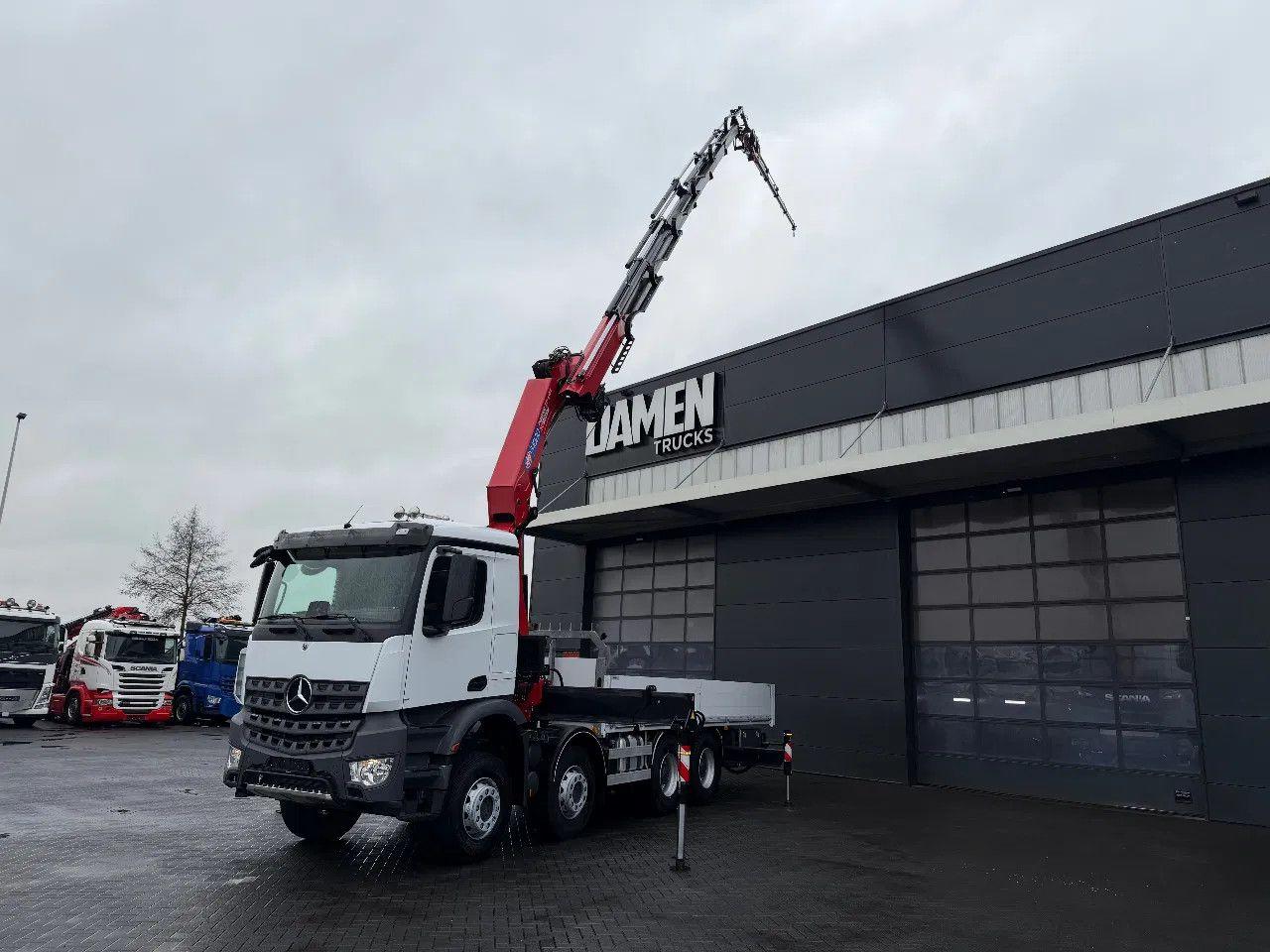 Mercedes-Benz AROCS 4142 8x4 HMF 4020 K6 + JIB FJ 600-K4