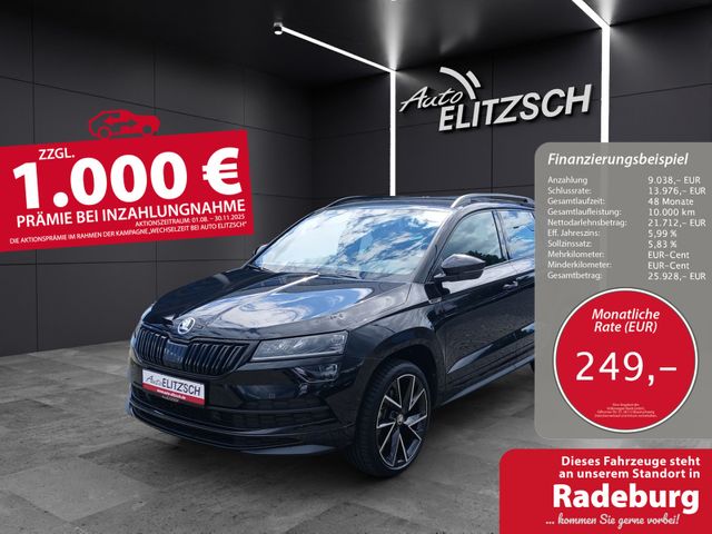 SKODA Karoq TSI Sportline DSG LED AHK Navi ACC PDC SH