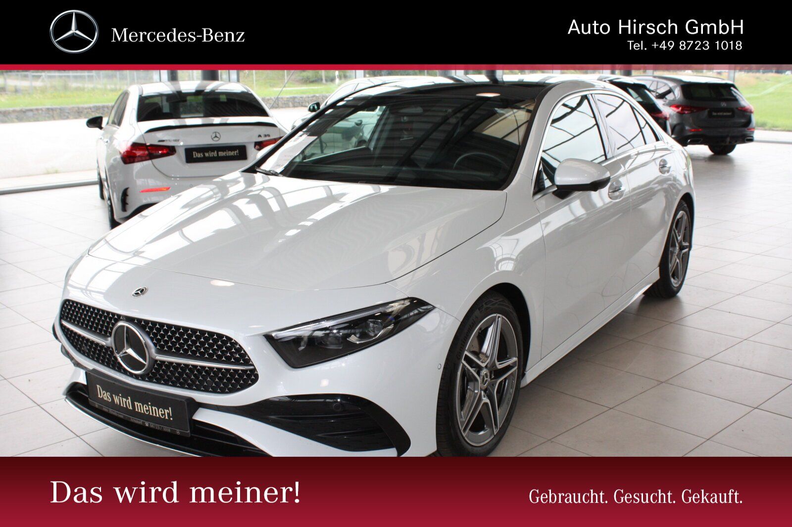 MERCEDES-BENZ A 220 d Limousine AMG+Pano-Dach+MULTIBEAM+360°+