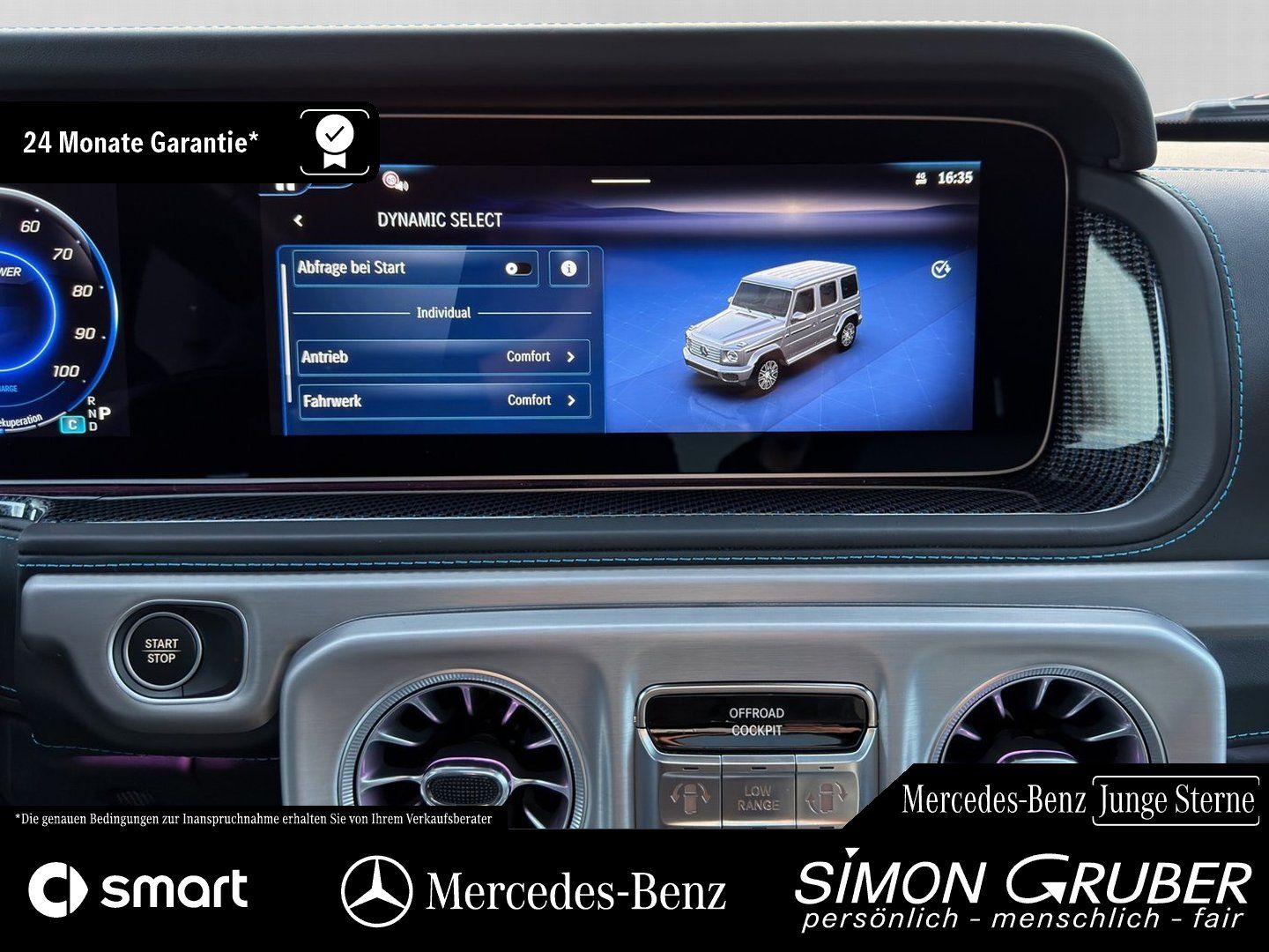 Fahrzeugabbildung Mercedes-Benz G 580 EQ Edition ONE magno opalith Fondentertain