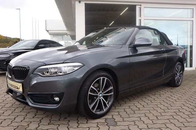 BMW 218d Cabrio/Sportline/RFK/PDC/HiFi HK/el.Sitzver