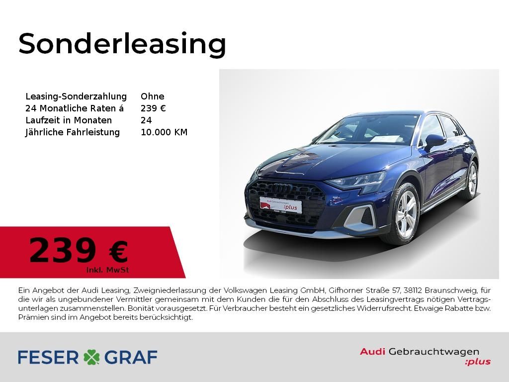 Abbildung Leasingangebot Audi A3 allstreet 35 TFSI AHK CarPlay LED PDC Sitzh.