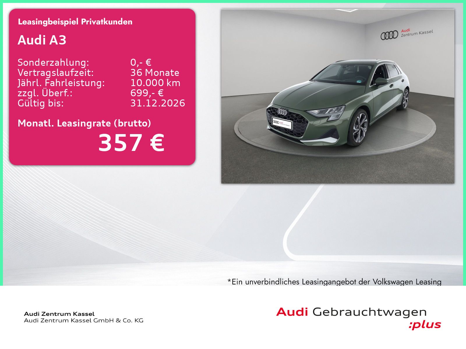 Audi A3 SB 30 TFSI LED SONOS HuD Kamera