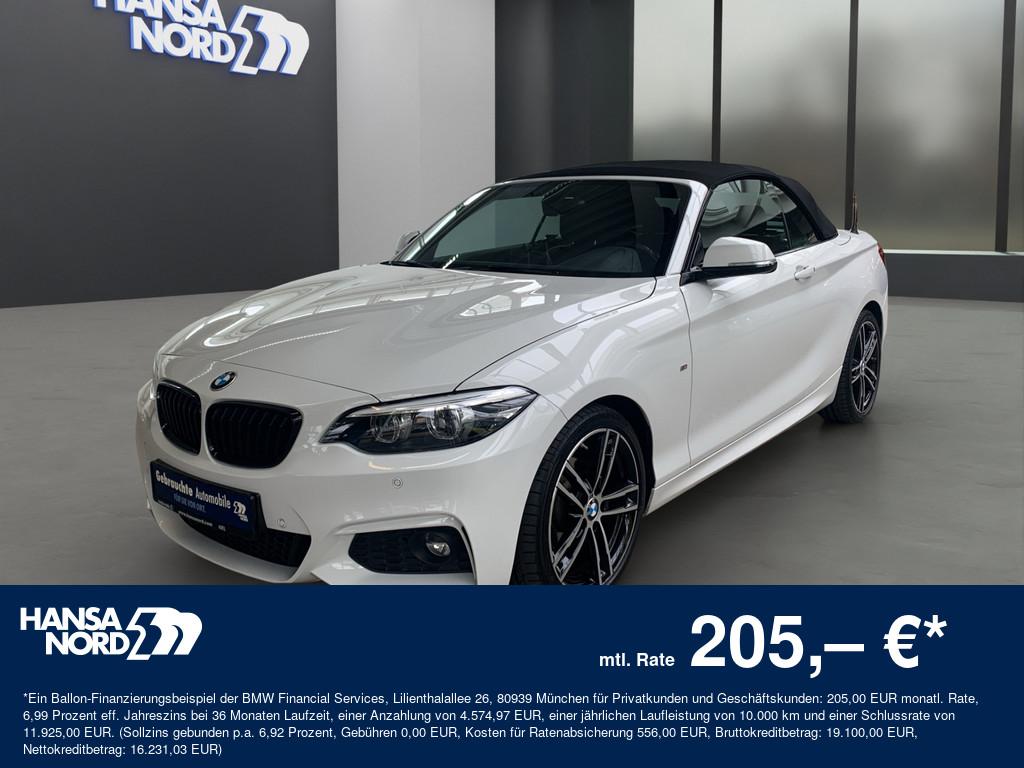 BMW 218d Cabrio M-SPORT LED NAVI PDC SPORTSITZ 18"