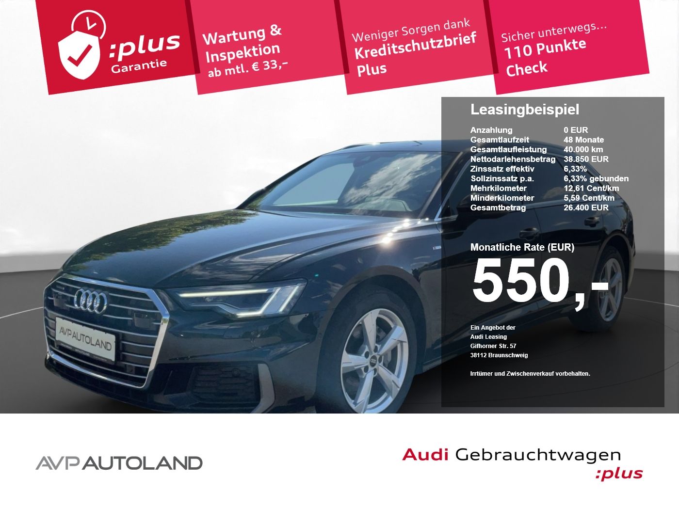 Audi A6 Avant 40 TDI quattro S tronic S line |Matrix|