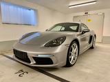 Porsche 718 Cayman. Silber. Leder. Top Zustand   - Porsche Cayman: Automatik