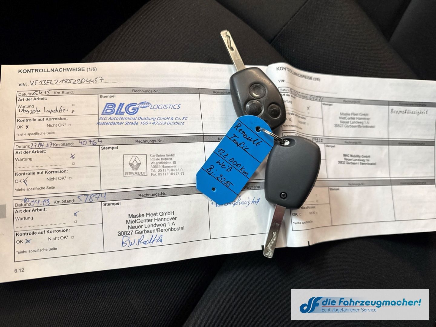 Fahrzeugabbildung Renault Trafic Kasten L2H1 2,9t Komfort AHK PDC *EXPORT