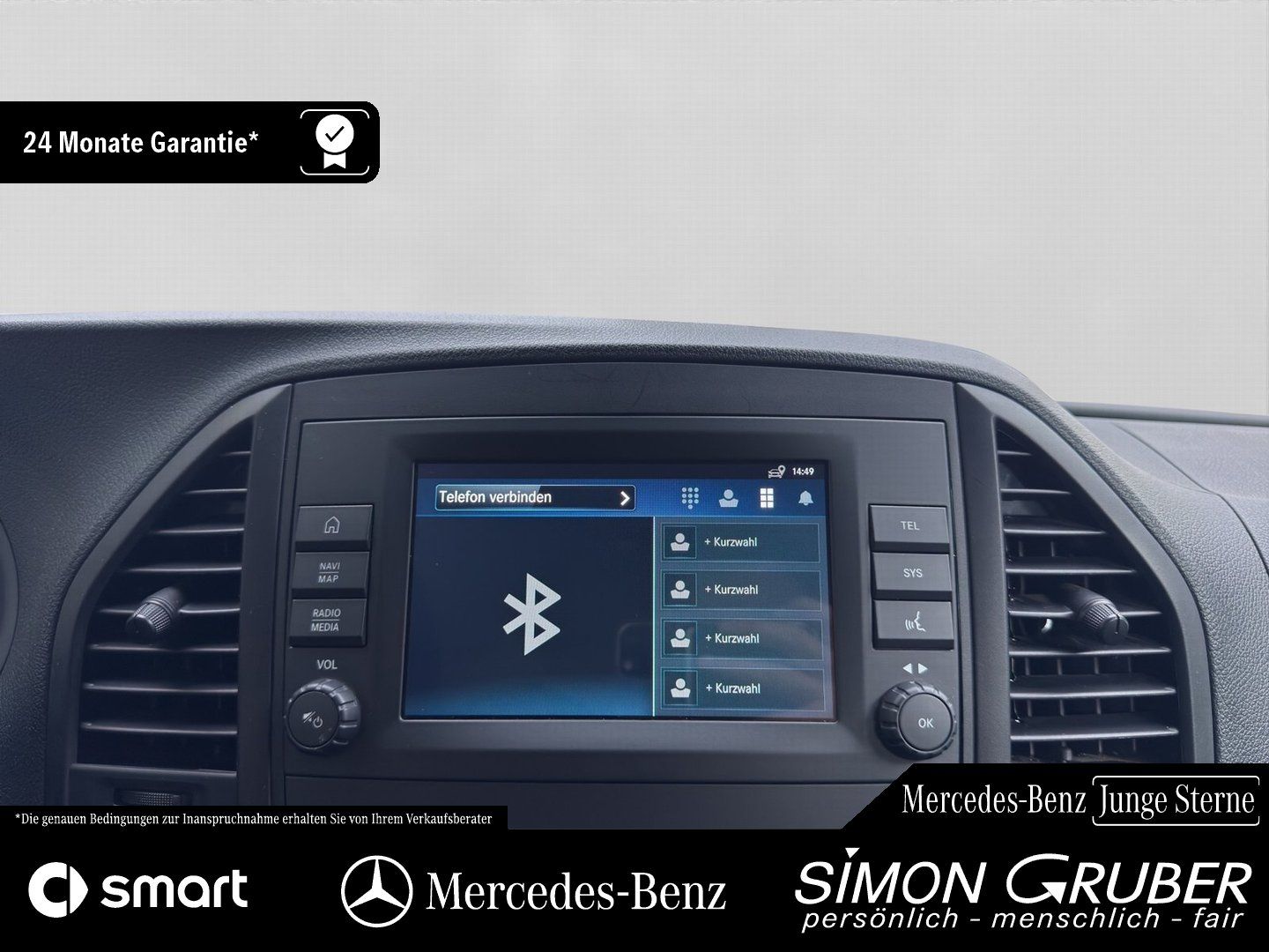 Fahrzeugabbildung Mercedes-Benz Vito 114 Tourer extralang Navi Kamera 8 Sitzer