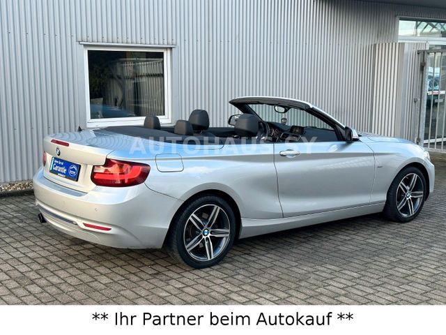 BMW 220 d  Cabrio Sport Line **NAVI-LEDER-XENON-PDC*