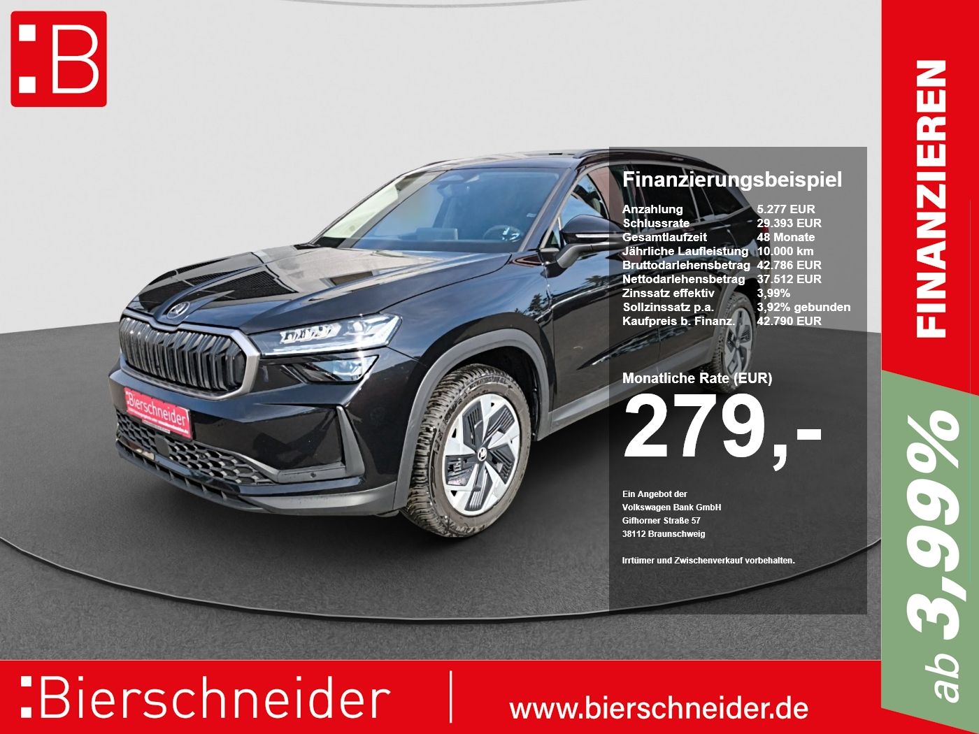 Skoda Kodiaq 2.0 TDI DSG 4x4 Selection AHK MATRIX 7-SI