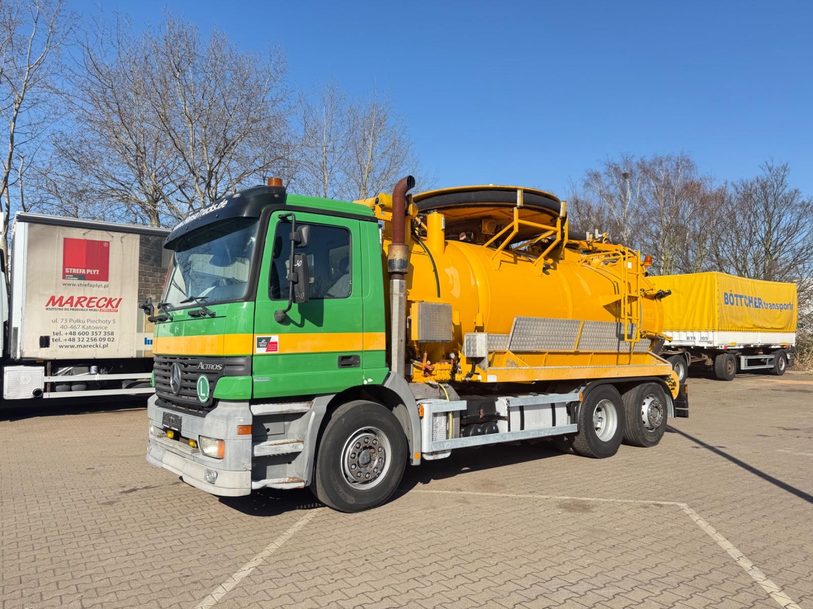 Mercedes-Benz Actros 2540/Saug-Druck/3-Pedale/Klima/6x2/2543