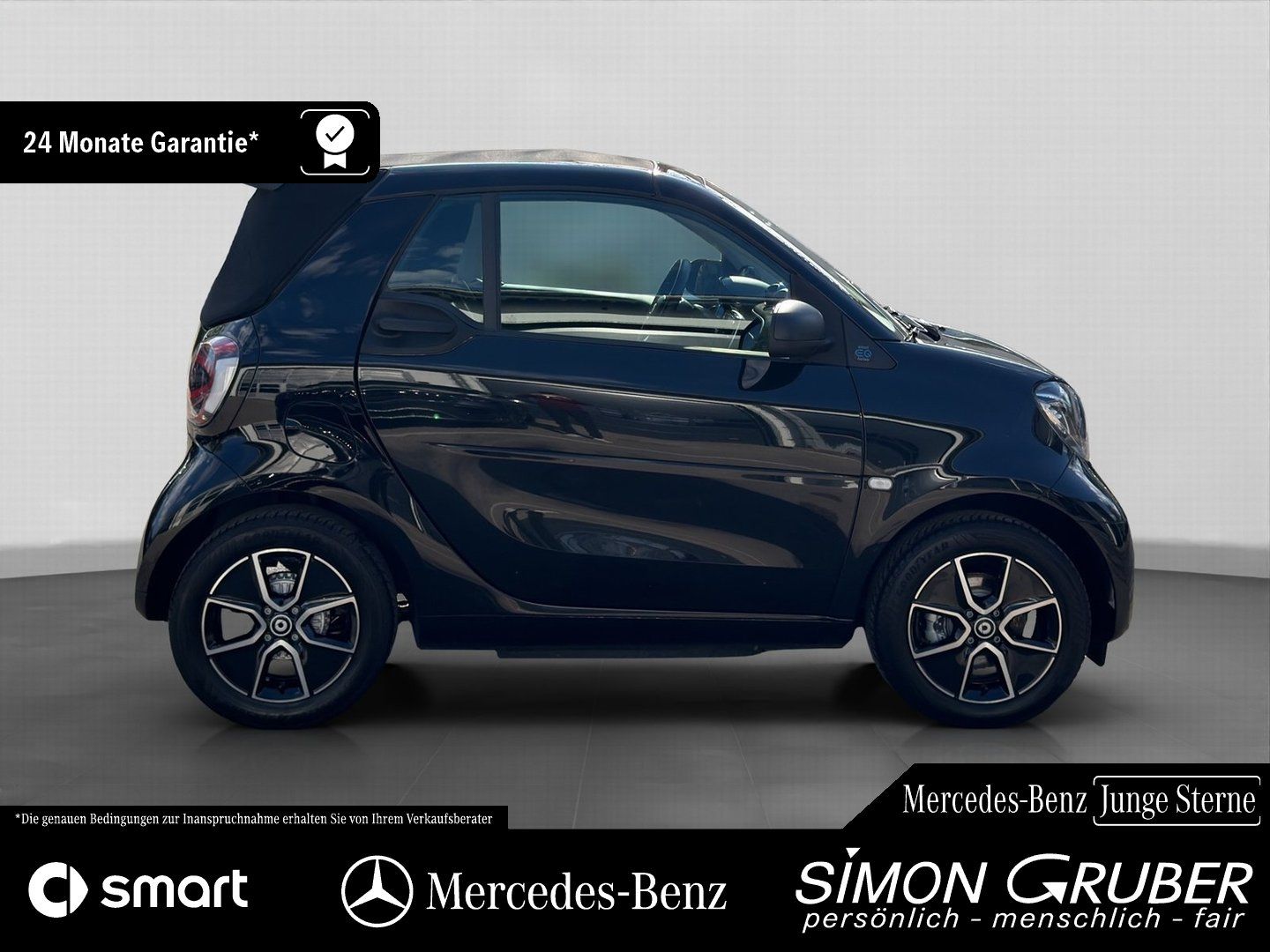 Fahrzeugabbildung Smart fortwo EQ Cabrio Exclusive Winter Voll-LED 22KW