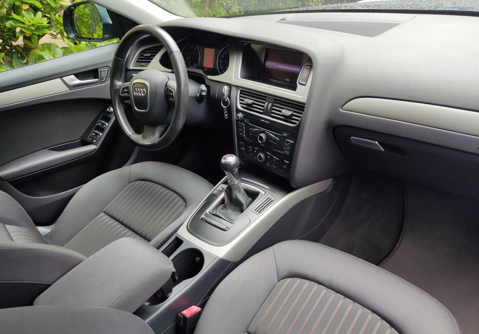 Audi A4 2009 — engine 1.798 cm³, 160 HP (118kW)
