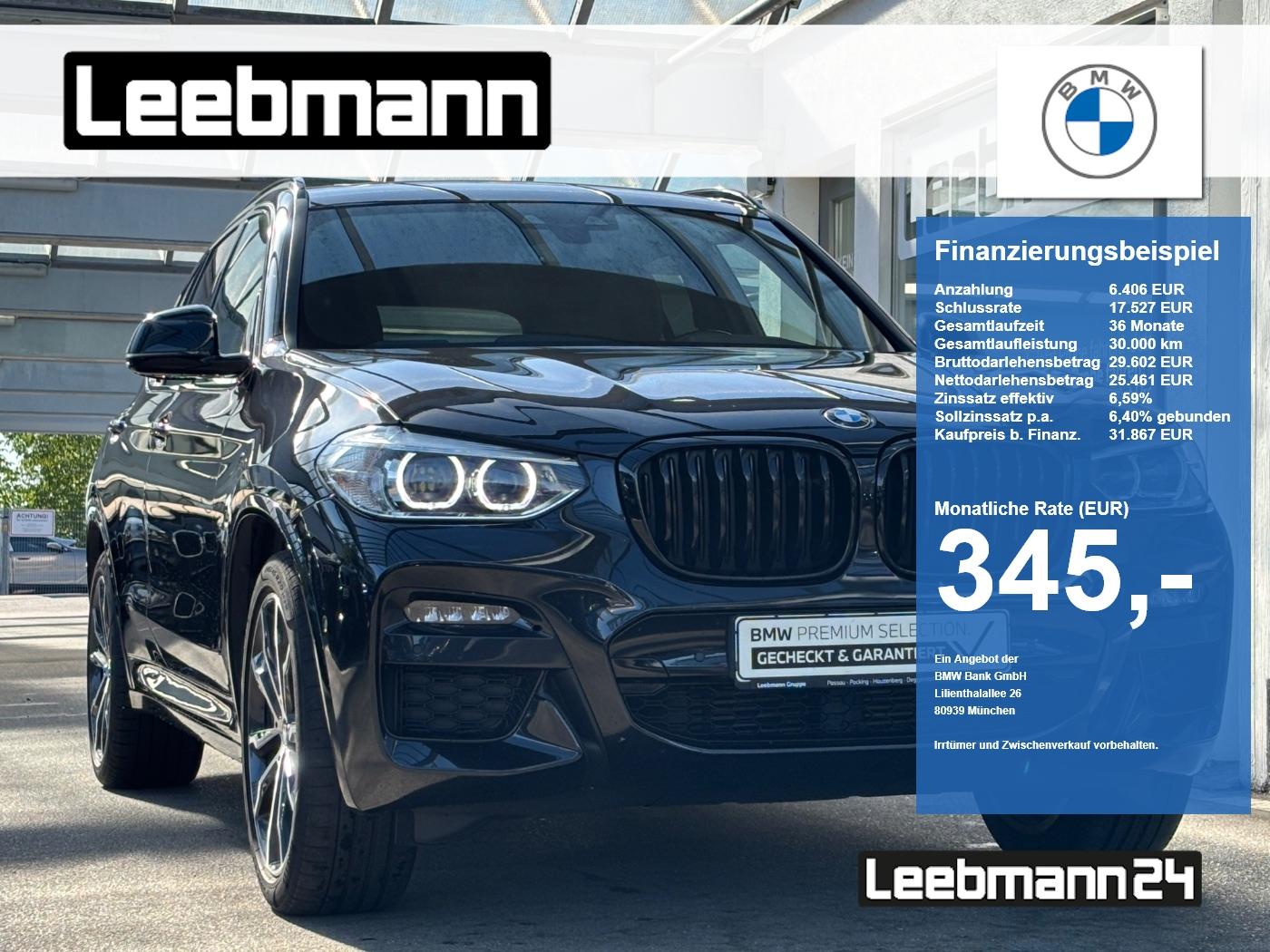 BMW X3 xDrive20d M-Sport AHK/GSD/RFK/DrAssi GARANTIE