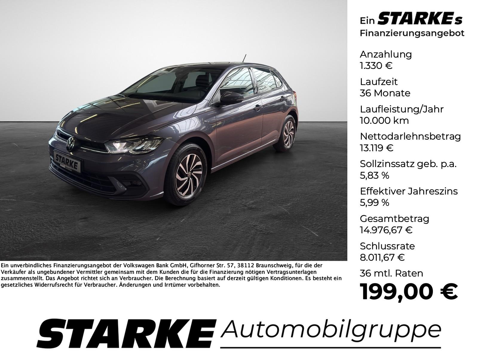 Volkswagen Polo 1.0 TSI Life LED Kamera PDC LM Klima, миниатюра 19