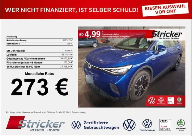 Volkswagen ID.4  Pro Performance 150/77 273,-ohne Anzahlung