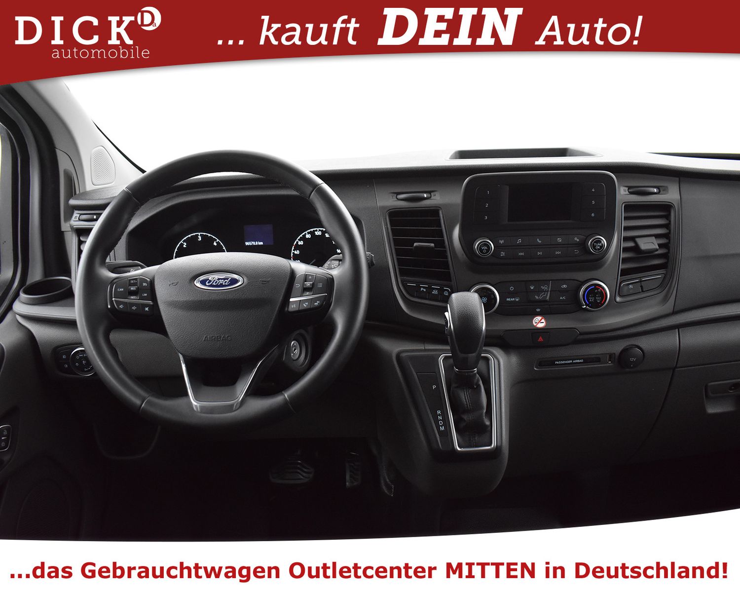 FORD Tourneo Cust 2.0d Aut. >9SIT+KLIMA+PDC+MFL+TEMP+ - Image 8