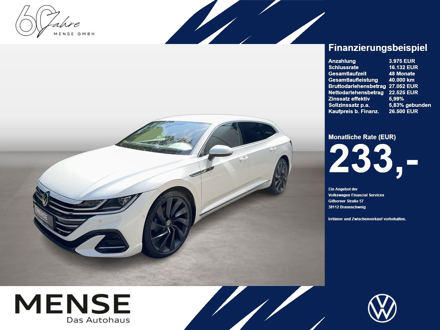 Volkswagen Arteon Shootingbrake 2.0TDI DSG R-Line