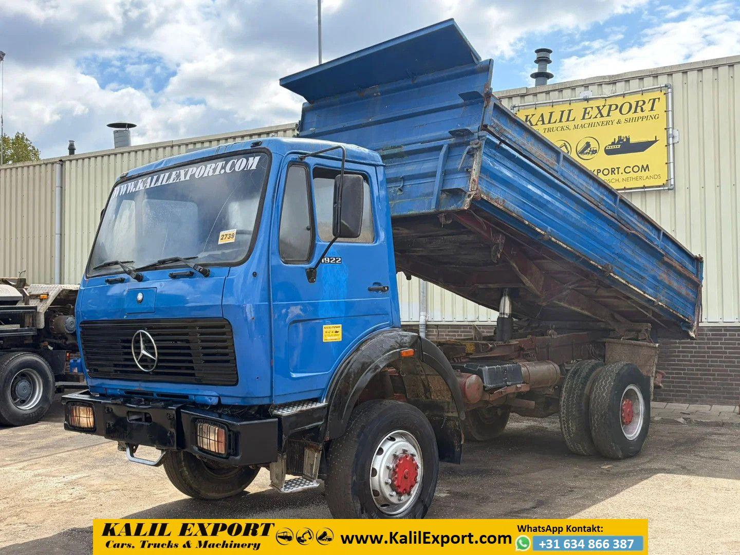 Mercedes-Benz SK 1922 Kipper 4x4 Manual Gearbox ZF Big Axle Fu