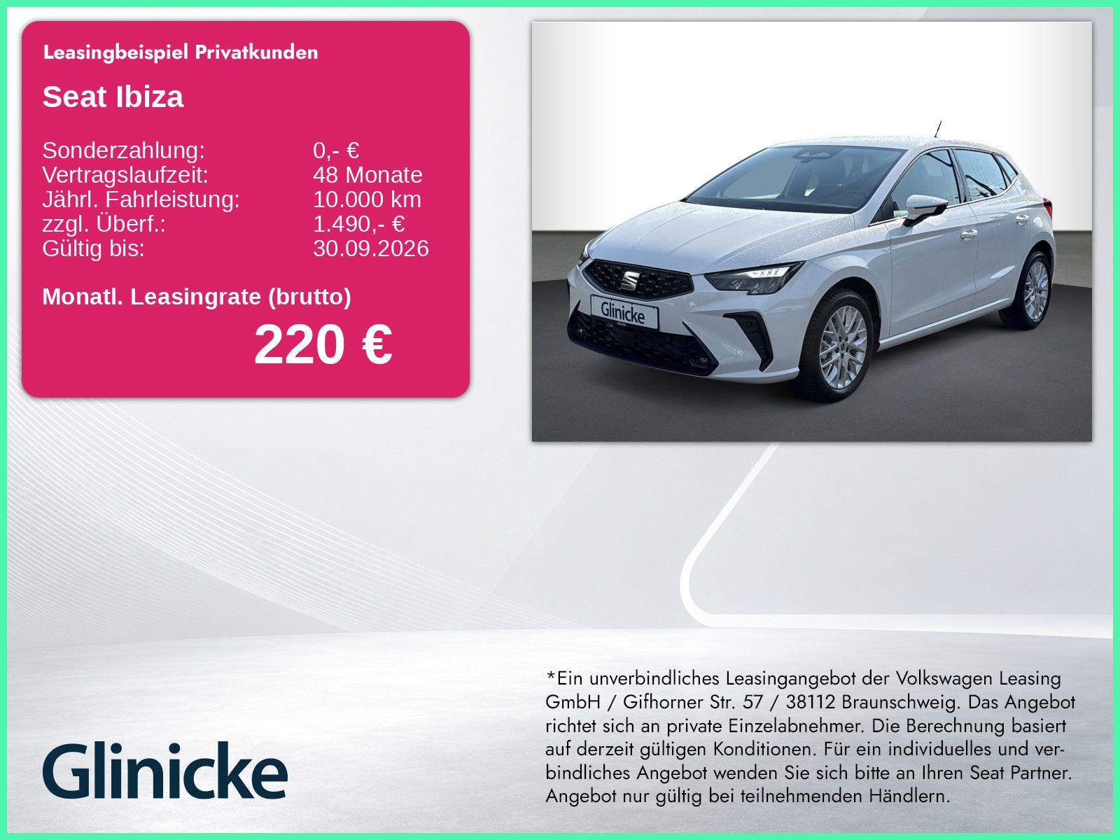 Seat Ibiza Style 1.0 TSI NAVI, FULL LINK, SHZ