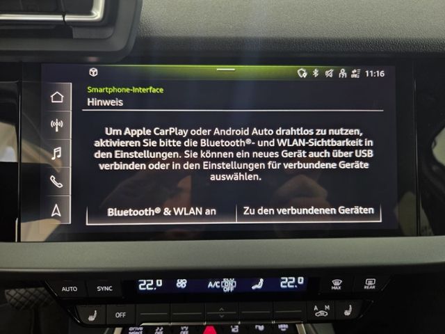 A3 Sportback S-Line 1.5 TFSI S-TRON LED APP ACC