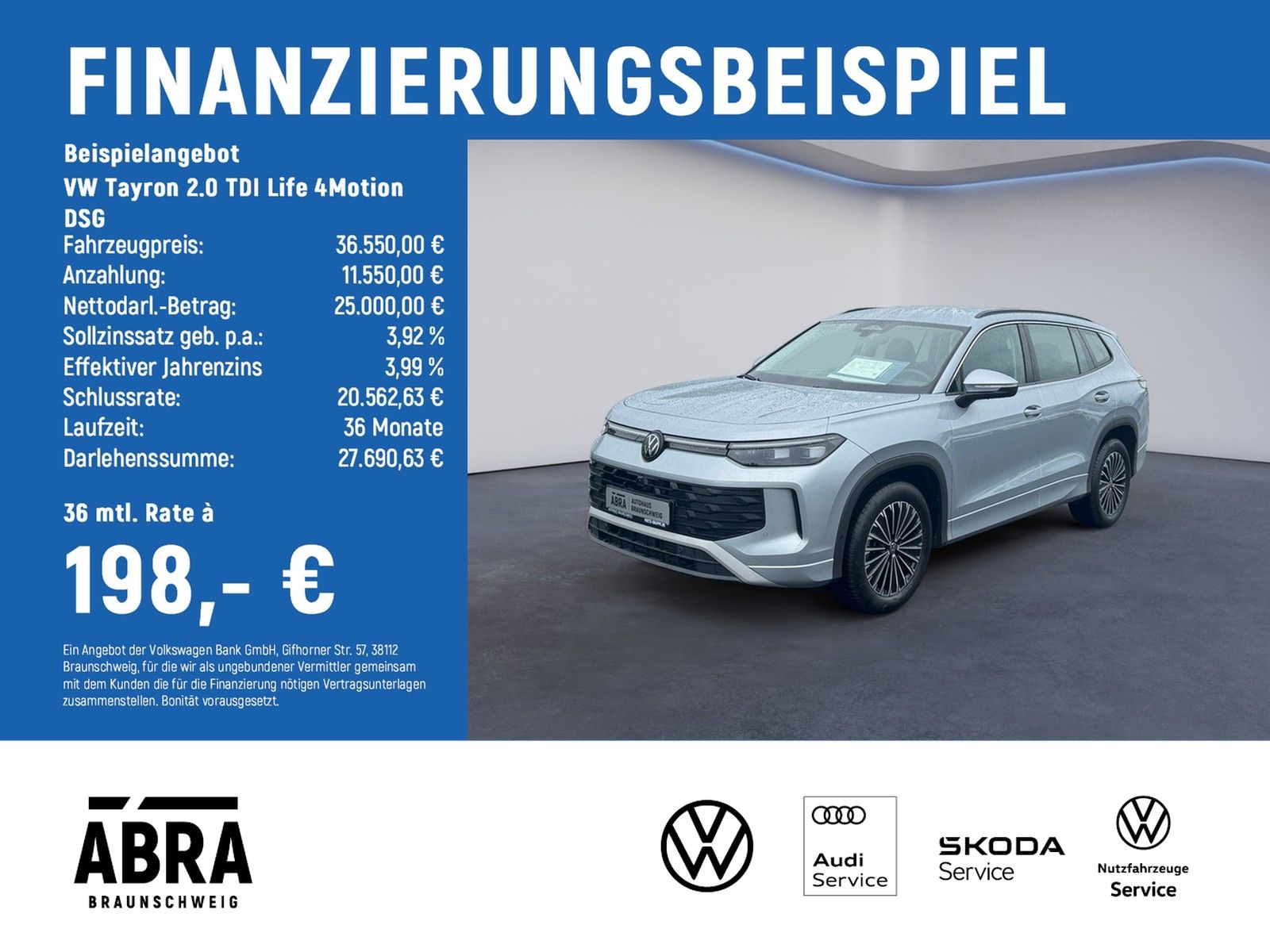 Volkswagen Tayron 2.0 TDI Life 4Motion DSG CAM AHK ACC LED foto 1