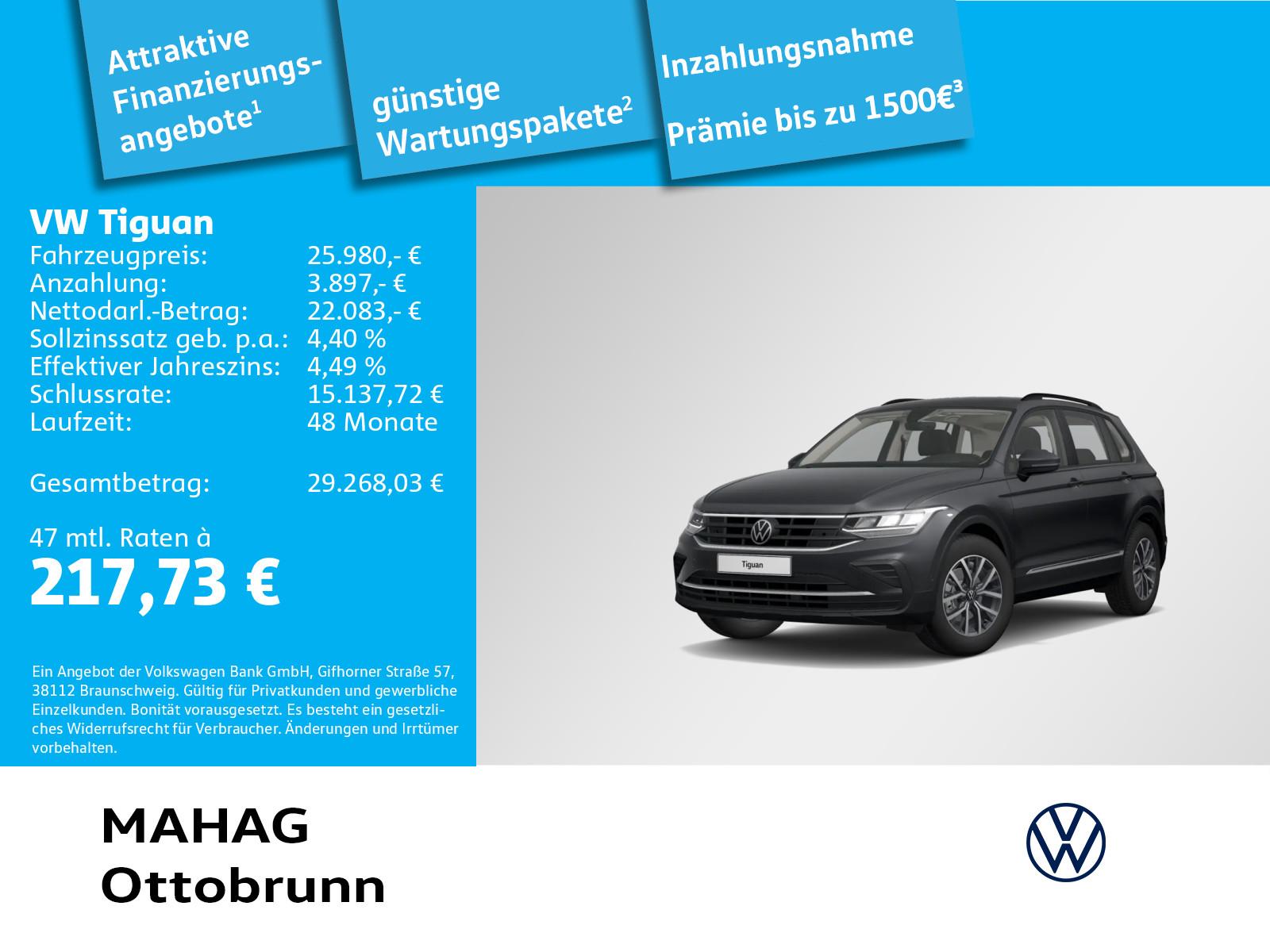 Volkswagen Tiguan Life 1.5 TSI AHK LED Navi ParkAssist eKla