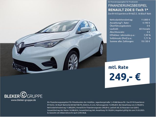 Renault ZOE E-Tech 1 Zoe R110 Experience R110/Z.E. 50 (