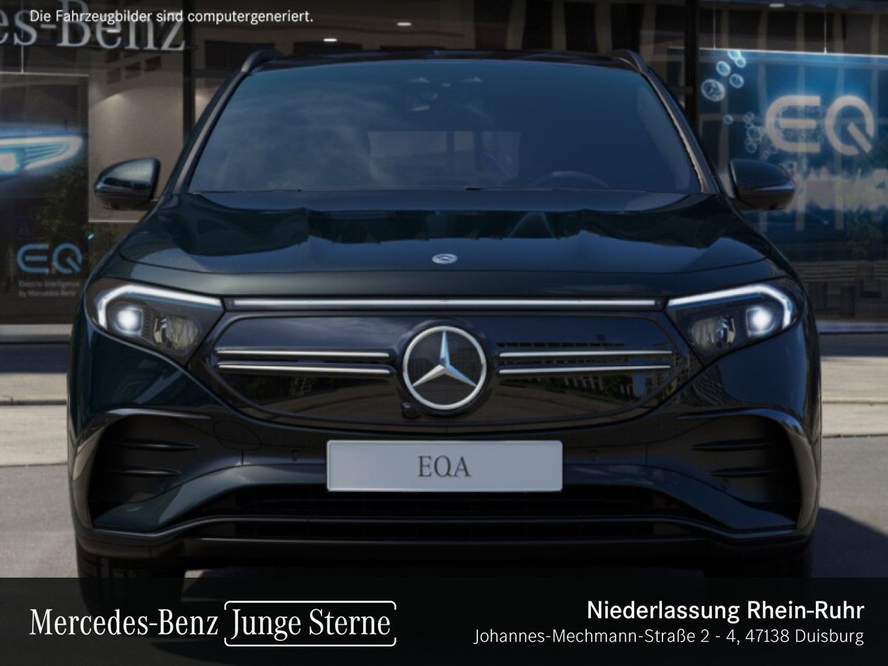 Mercedes-Benz EQA 350 4M AMG/Night/Fahrass/Pano/Volldig/AHK foto 9