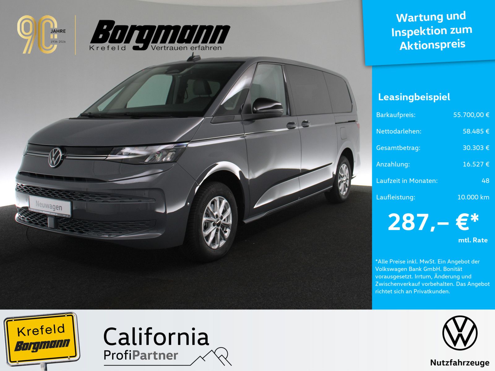 Volkswagen T7 Multivan 2.0 TDI Life lang AHK LED ACC KAMERA