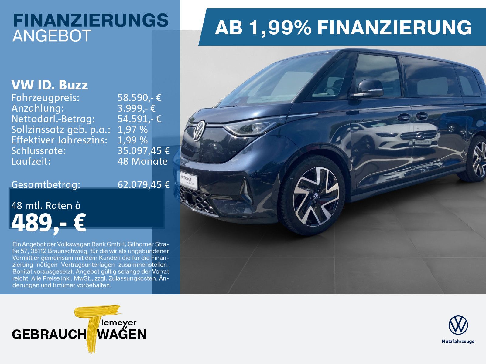 Volkswagen ID.Buzz GTX LR LANG AHK ACC eKLAPPE