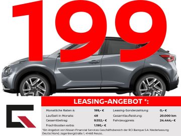 Nissan Leasingangebot: Nissan Juke N-DESIGN 114PS Automatik Winter/Bose/beh.WS