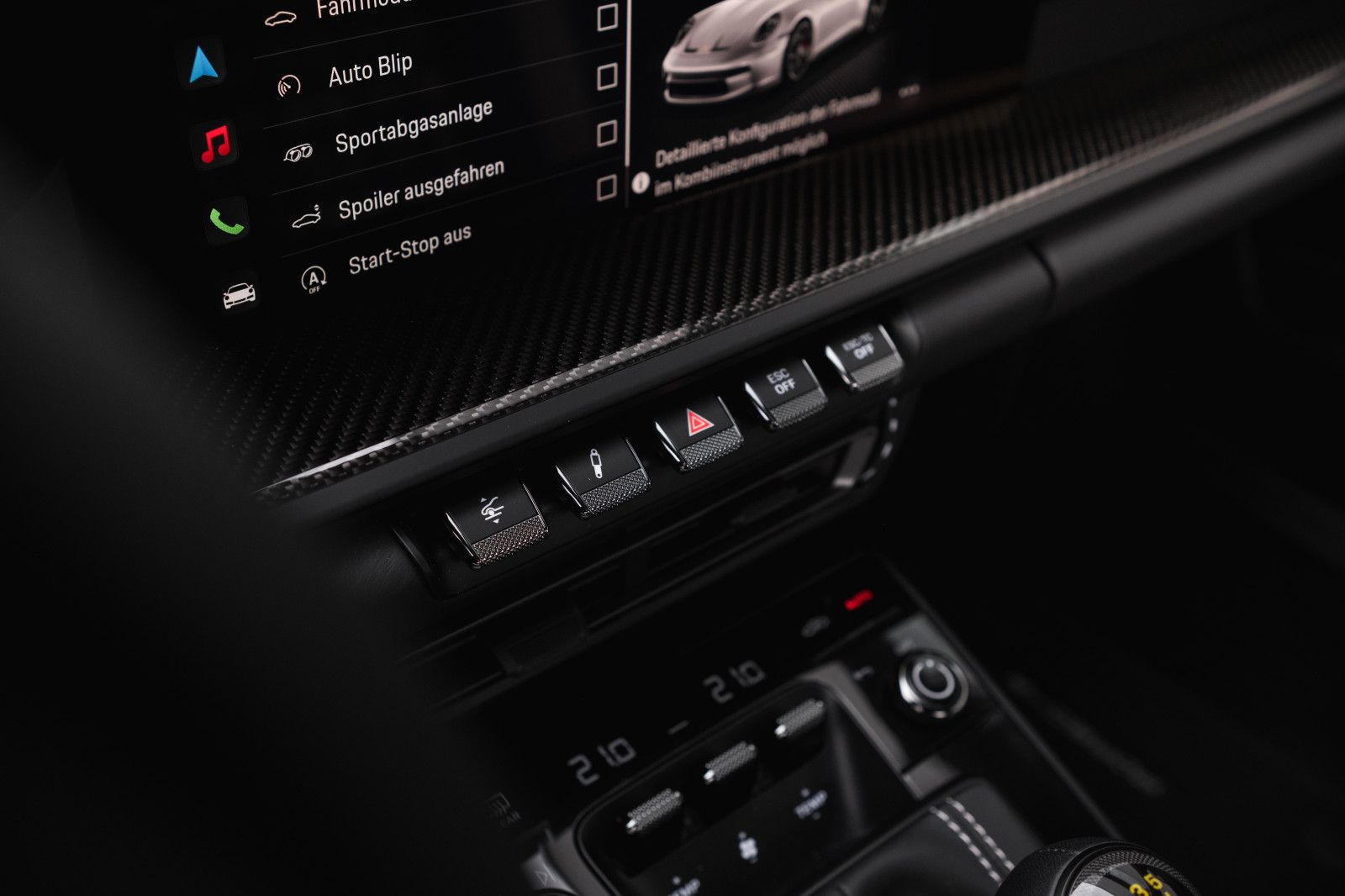 Fahrzeugabbildung Porsche 992/911GT3 Touring-Schalter-PCCB-Vollschale-Lift