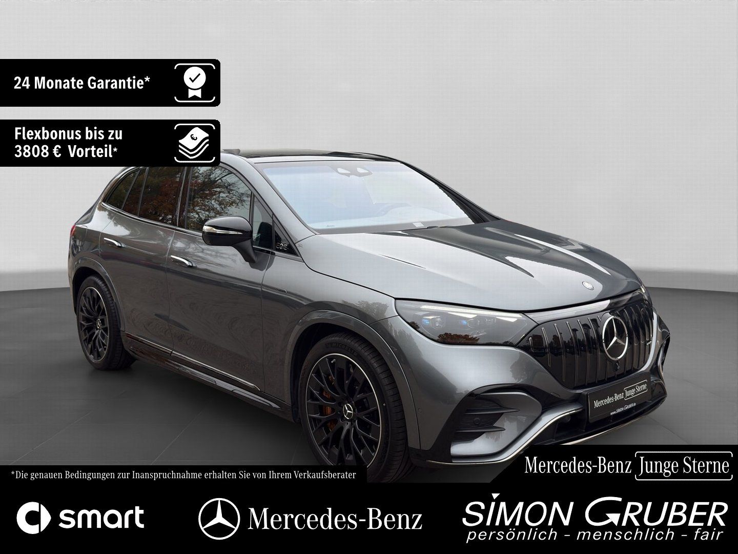 Fahrzeugabbildung Mercedes-Benz EQE 43 4M SUV AMG Night Pano HUD Sitzklima Nappa