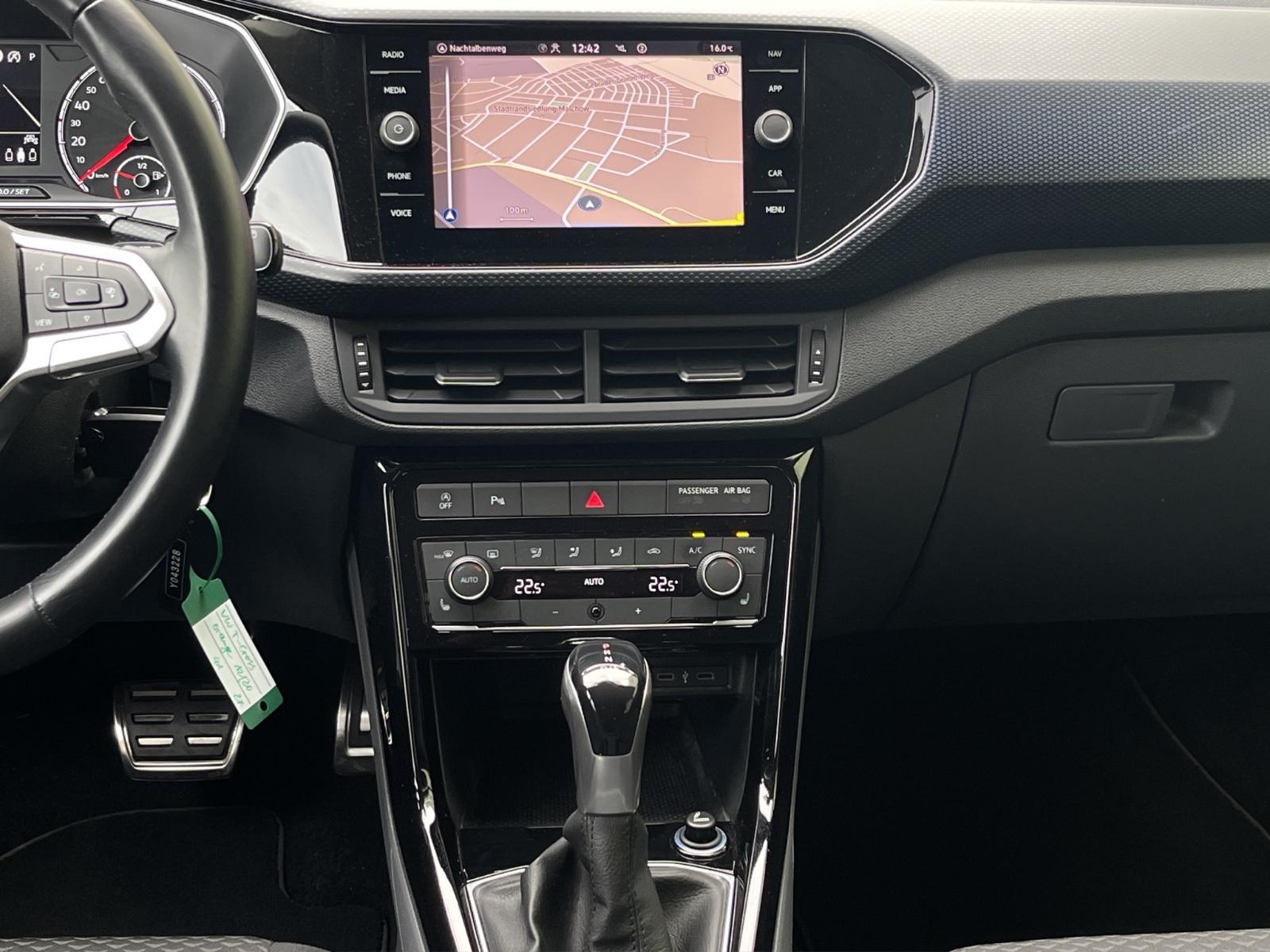 Volkswagen T-Cross 1,5 AUTOMA. ACC LANE NAVI 1.Hd. GARANTIE, миниатюра 14