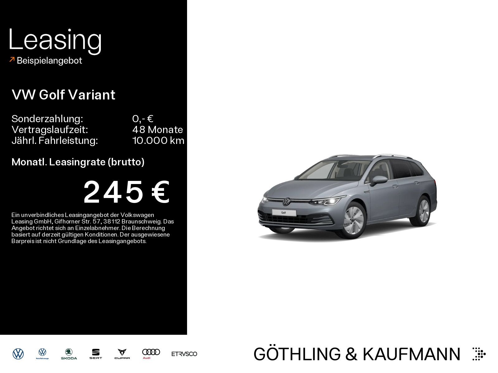 Volkswagen Golf Variant 1.5 eTSI Style DSG*NAVI*KAM*SHZ*LED