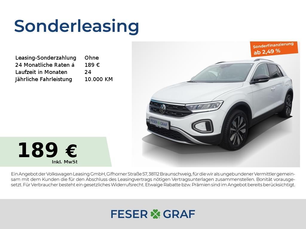 Volkswagen T-Roc Goal 1.0 TSI ACC Navi LED Side Assist 17"