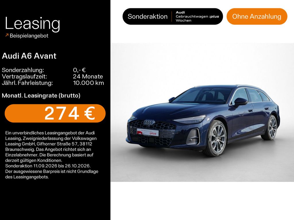 Audi A6 Avant TDI quattro 150 kW OhneZusatzkosten*Mat