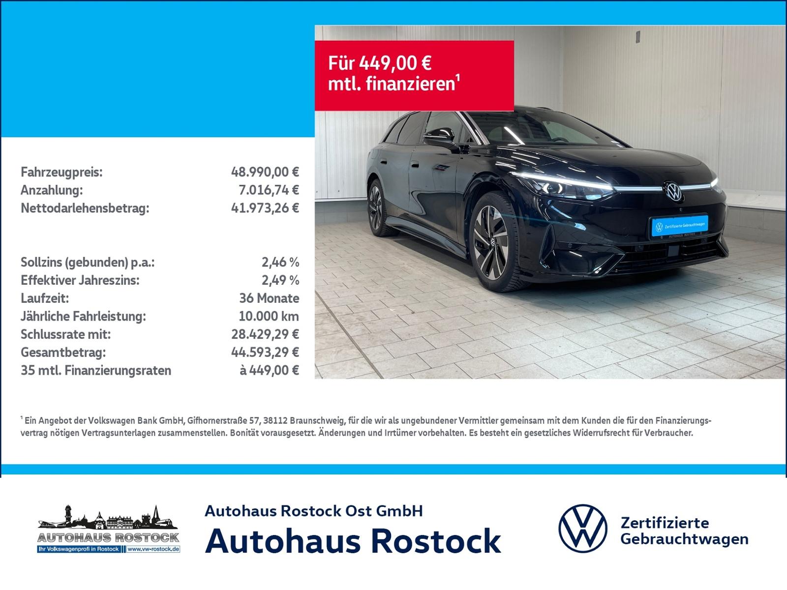 Volkswagen ID.7 Tourer Pro 77kWh AHK WÄRMEPUMPE IQ.LIGHT