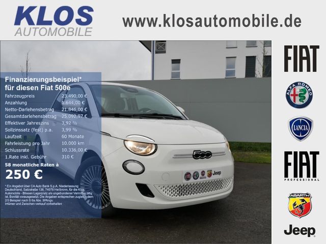 Fiat 500e ICON 42 kWh WINTER PARK KOMFORTPAK NAV ALU 