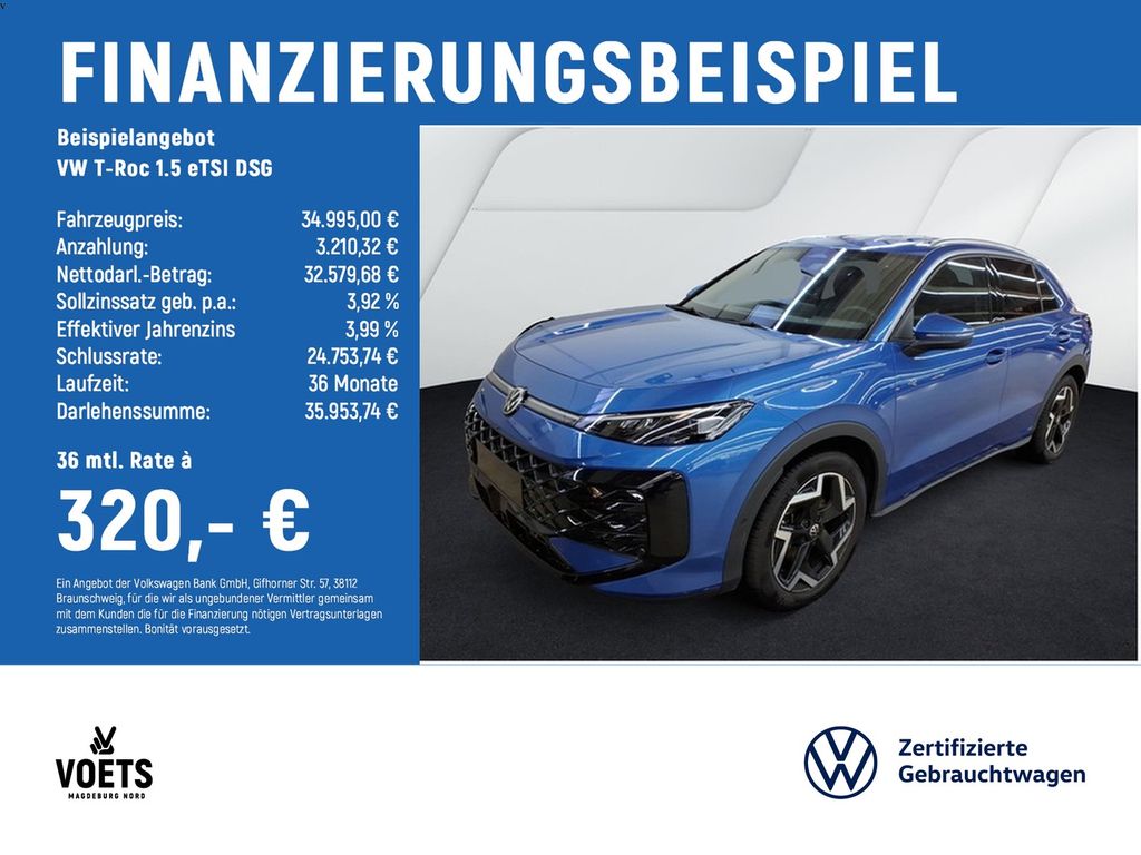 T-Roc 1.5 eTSI DSG R-Line MATRIX-LED+NAVI+ACC