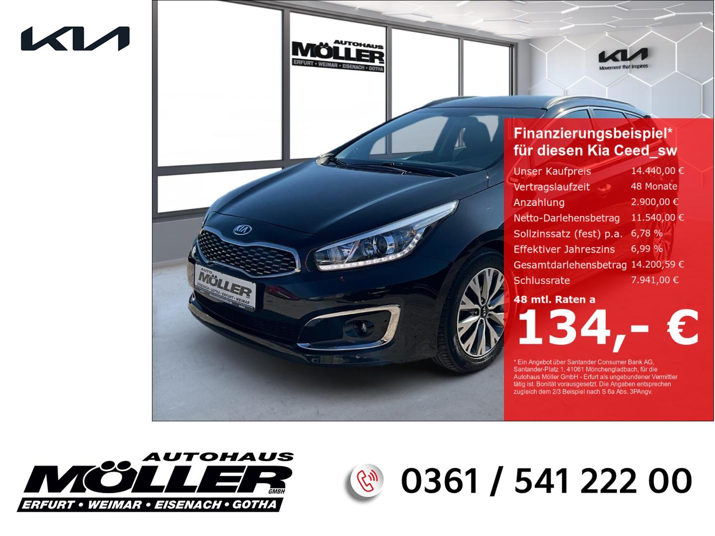 Kia Ceed_sw 1.6 GDI Dream-Team Navi Kamera Tempomat 