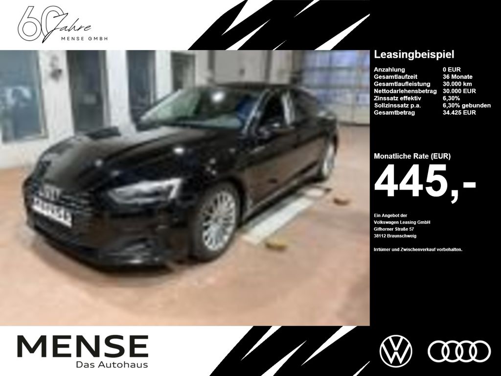 Abbildung Leasingangebot Audi A5 Sportback 35 TDI S tronic advanced ACC|Navi